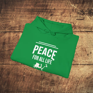 Peace For All Life Heavy Blend™ Hooded Sweatshirt Printify