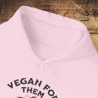 Vegan For Them Heavy Blend™ Hooded Sweatshirt Printify