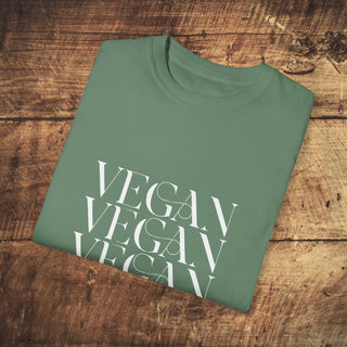 Vegan Garment-Dyed T-shirt Printify