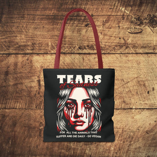 Tears of Sadness Tote Bag Printify