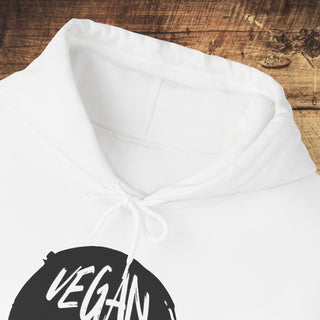 Vegan For Life Heavy Blend™ Hooded Sweatshirt Printify