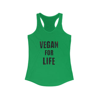 Vegan For Life Women's Ideal Racerback Tank Printify