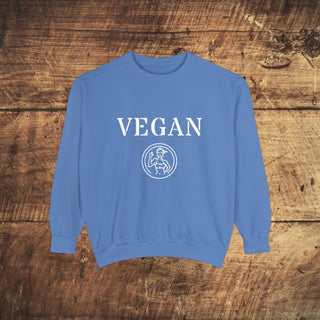 Vegan Garment-Dyed Sweatshirt Printify