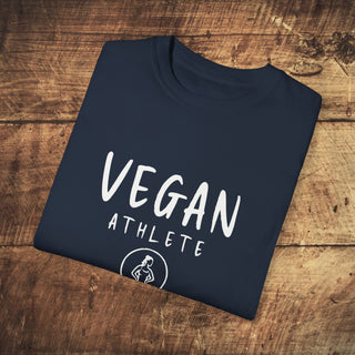 Vegan Athlete Garment-Dyed T-shirt Printify