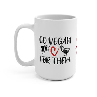 Go Vegan Coffee Mug 15oz Printify