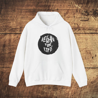 Vegan For Life Heavy Blend™ Hooded Sweatshirt Printify