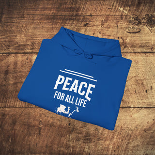 Peace For All Life Heavy Blend™ Hooded Sweatshirt Printify