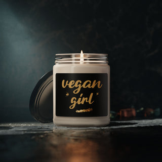 Vegan Girl Scented Soy Candle, 9oz