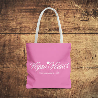 Vegan Virtues Tote Bag Printify