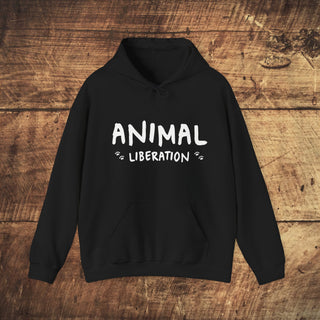 Animal Liberation Heavy Blend™ Hooded Sweatshirt Printify