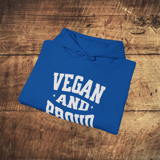 Vegan and Proud Heavy Blend™ Hooded Sweatshirt Printify