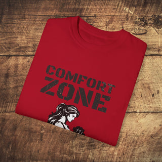 Comfort Zone Garment-Dyed T-shirt Printify