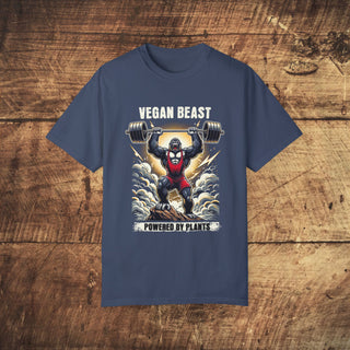 Vegan Beast Unisex Garment-Dyed T-shirt