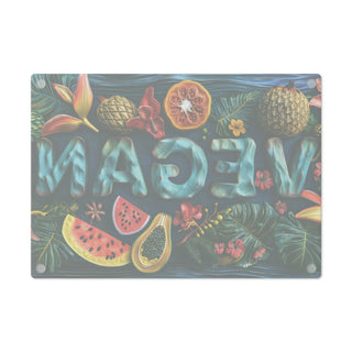 Vegan Tempered Glass Cutting Board Printify