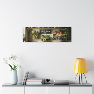 Plant-Based Only Classic Stretched Canvas Printify