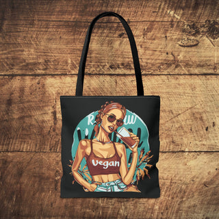 Vegan Girl Tote Bag Printify