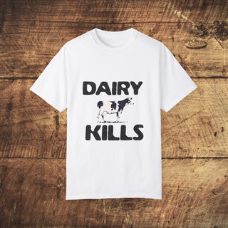 Dairy Kills Garment-Dyed T-shirt Printify