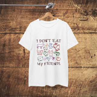 I Don't Eat My Friends Unisex Heavy Cotton Tee