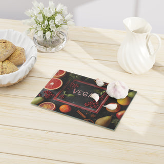 Vegan Tempered Glass Cutting Board Printify