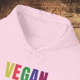 Vegan Love Heavy Blend™ Hooded Sweatshirt Printify