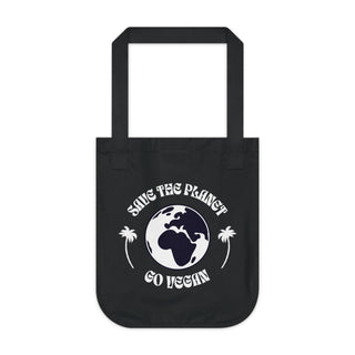 Save The Planet Organic Canvas Tote Bag