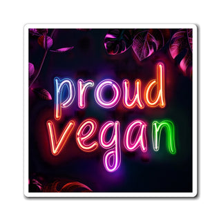 Proud Vegan Magnet Printify