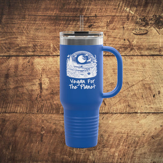 Vegan For The Planet Insulated Travel Mug, 40oz