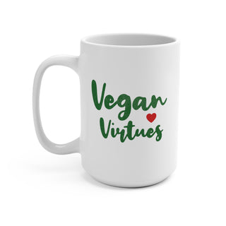 Vegan Virtues Coffee Mug 15oz Printify