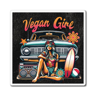 Vegan Girl Magnet