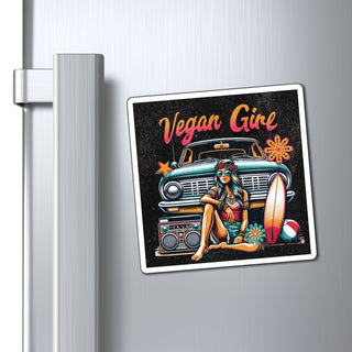 Vegan Girl Magnet