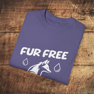 Fur Free For Me Garment-Dyed T-shirt Printify