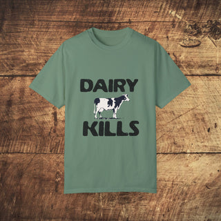 Dairy Kills Garment-Dyed T-shirt Printify