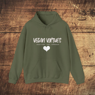 Vegan Virtues Unisex Heavy Blend™ Hooded Sweatshirt