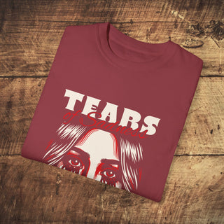 Tears of Sadness Garment-Dyed T-shirt Printify