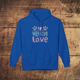 Vegan Love Unisex Midweight Softstyle Fleece Hoodie