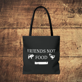 Friends Not Food Tote Bag Printify