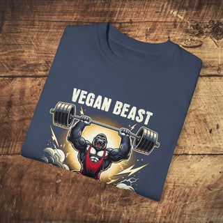 Vegan Beast Unisex Garment-Dyed T-shirt