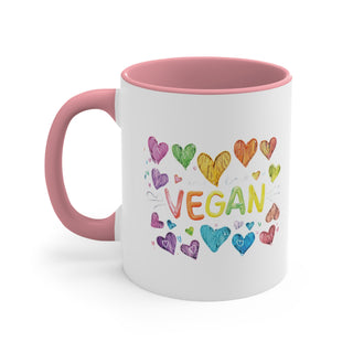 Vegan Accent Coffee Mug, 11oz Printify