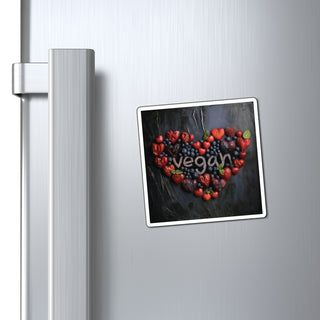 Vegan Heart Magnet Printify