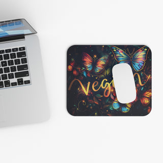 Vegan Butterflies Mouse Pad (Rectangle) Printify