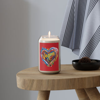 Vegan Heart Scented Candle, 13.75oz