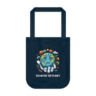 Vegan For The Planet Organic Canvas Tote Bag