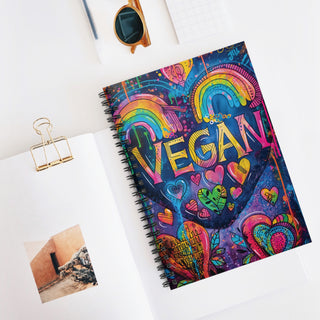 Vegan Spiral Notebook - Ruled Line Printify