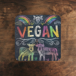 Vegan Cork Back Coaster Printify