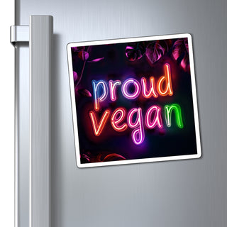 Proud Vegan Magnet Printify