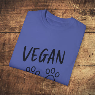 Vegan Paws Garment-Dyed T-shirt Printify