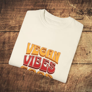 Vegan Vibes Garment-Dyed T-shirt Printify