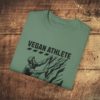 Vegan Athlete Garment-Dyed T-shirt Printify