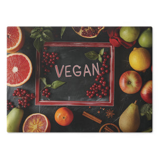 Vegan Tempered Glass Cutting Board Printify