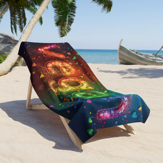 Vegan Beach Towel Printify